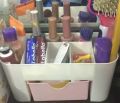 1 pcs Cosmetic Storage Box Multi Functional Organiser Random Colour. 