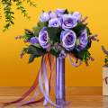 Bridal Bouquet Wedding Hand Bouquets for Ceremony Valentine's Day Graduation. 