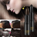 Lipstick Shape Hair Dye Pen Covering White Hair Disposable Color Stick - Black/Brown. 