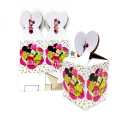 Pack of 10Pcs Minnie Mouse Theme Goody Boxes for Kids Birthday Party Celebration Candy Box for Gifts. 