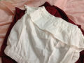 Toddler Girl Ruffle Trim Top And Bow Skirt With Headband ( Fabric Cotton) ( Size 03 Month To 5 Yrs). 