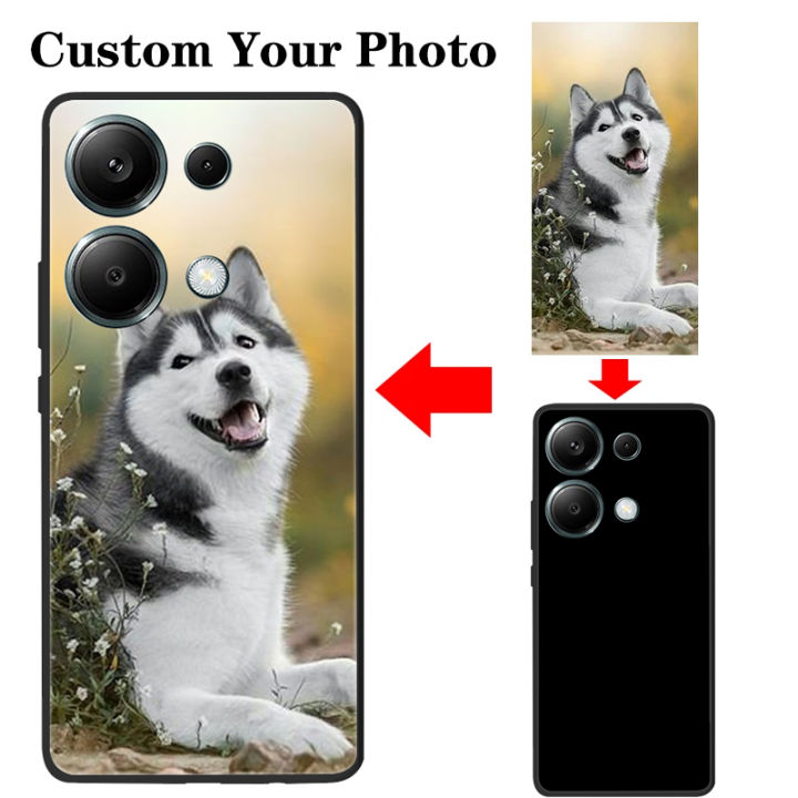 DIY Customized Soft Phone Case For Xiaomi Redmi Note 13 Pro Plus 13C 5G 13T Pro 12R 12S A3 A1 A2 Plus Personalized Cover