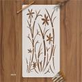 Flower stencil for wall decoration, Furniture , Canvas DIY Home decoration by imart Stencils. 