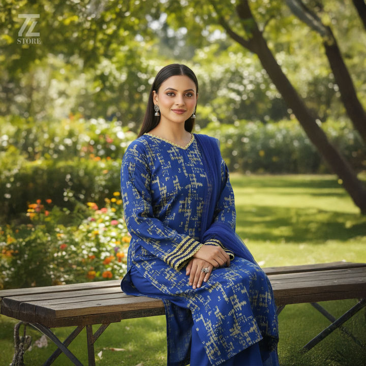 Women%E2%80%99s%20Unstitched%203%20Piece%20Printed%20Suit%20%E2%80%93%20Design%204108%E2%80%93Kameez%20Trouser%20with%20Net%20Dupatta%20-%20Image%203