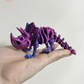 Lifelike Dinosaur Ornament Interactive Dinosaur Toy for Kids 3d Printed Multi-jointed Movable Display Model for Stress Relief Home Decor Perfect Gift for Children Dynamic Pose Dinosaur Action Toy. 
