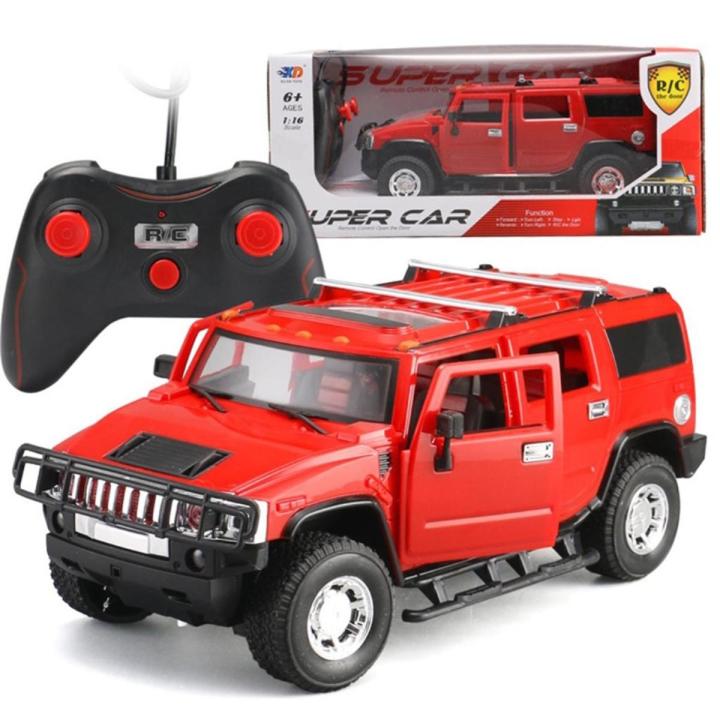 1:16 5-Channel RC Hummer with Open Door, Red