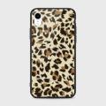 iPhone XR Cover - SkinLee HQ Infinity Glass Case (Soft) - Oval Yellow Leopard - SKINLEE-423-1-461-196. 