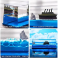 Cruise Ship Fluid Drift Bottle With Unsinkable Boat in a Box For Cars, Home And Office. 