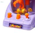 Claw Machine Table Game Mini Arcade Game Novelty Control The Levers with 6 Mini Balls Hand Crank Grab Doll Toy Holiday Gift Party Favors. 