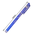 Erasable Gel Pen Refills Rod Set 0.5mm Washable/ Removable Magic Erasable Pen | Best supplies for School and office | Erase your mistake by Rubbing/ Friction. 
