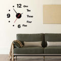 Wall Clock Decor Ornamental Classic DIY Sticker Wall Clocks. 