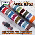 Replacement Sports Nylon Loop Vercro Nylon Loop Watch Band Straps For Appl Watch All Series 1 to Series 7 W26 Plus HT99 HT66 I7 HW22 HW12 FK78 IWO Watches. 