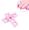 Soft Foam Sponge Toe Separator Finger Separator Nail Art Tools Feet Care Manicure Pedicure Flexible Gel Polish Coating, 2 Pieces Nail Polish Protectors for Nail Art/Painting Toes and Fingers Applicable Foam. 