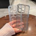 020 Transparent s SE 2x XR 7 13 12 15 14 iPhone Case for Luxury Soft Card Holder 11 Pro Max Mini X XS Ma 8 Plu Bumper Case. 