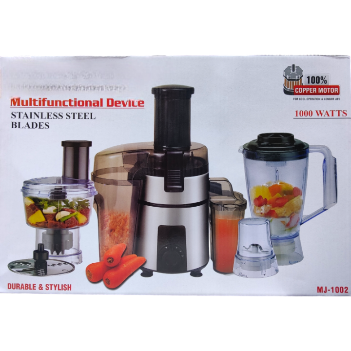HIGH QUALITY FOOD FACTORY MULTIFUNCTIONAL JUICER BLENDER CHOPPER GRINDER 1000 WATTS