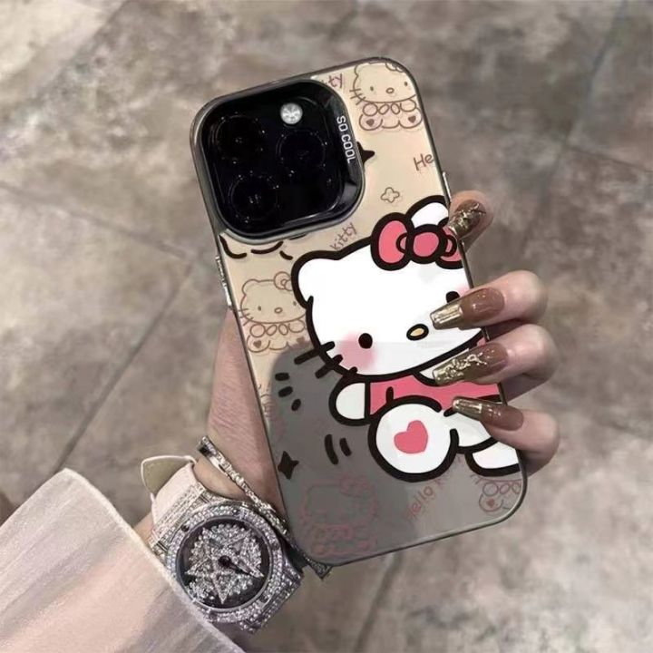 Cute Case Infinix Hot 50i / Infinix Smart 9 Hello Kitty Cat Camera Cover Phone Case