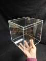 Acrylic Plastic Gift Box Size 8x8x8 Inches Transperent. 