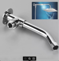 shower head arm rod multiple sizes anti rust steel and brass material. 