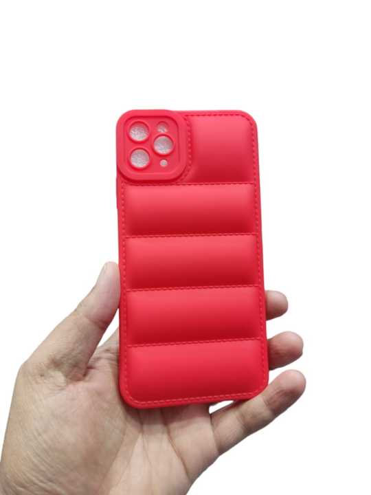 iPhone%2011%20Pro%20Max%20Back%20Cover%20Soft%20Puffer%20Down%20Jacket%20Case%20with%20camera%20protection%20Back%20Cover%20-%20Image%203