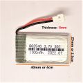 30C Original Drone Battery 500Mah, 700Mah, 1000Mah, 1100Mah - High Power High Capacity Good Fly. 