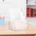 Childrenworld Brochure Display Stand Clear Acrylic 3-tier Brochure Holder Stand Wall Mount Countertop Display Rack for Flyers Magazines Booklets Southeast Asian Buyers' Choice. 