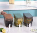 New Design Cold Water Jug With Tap Water Beverage Drink Dispenser Fruit Teapot Tank Refrigerator Juice Kettle Cold Water Jug For Lemonade. 