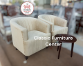 Bedroom Chairs Set with Round Table/ Coffee Chairs/ Sofa Chairs. 