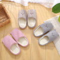 Cyprus Winter Slippers For Women Warm Plush Indoor Slippers Soft Bottom Cute Bear Cotton Slippers Floor Slient Slippers Bedroom Slippers. 