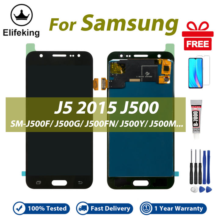 LCD For Samsung Galaxy J5 2015 J500 Display Touch Screen Digitizer Assembly Replacement Parts SM-J500F J500G J500FN