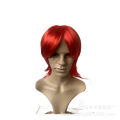 [ New ] Wolf Tail Anchovy Head Unisex Wig Same Style Warrior Head Long Straight Hair Handsome Younger Wig Sheath. 