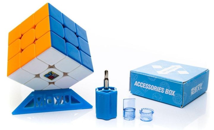 CuberShop Moyu Super RS3M 2025 3x3 Magnetic Speed Cube, moyu RS3 M Magnetic Professional 3x3 Stickerless Speed Cube, Upgraded Ver. of The Moyu RS3M 2021 & 2025 (Super RS 3M Series Magnetic Version)