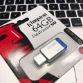 Kingston Flash Drive 64GB USB + Type c OTG Data Traveler Metal body Good speed with [1 Year warranty]. 