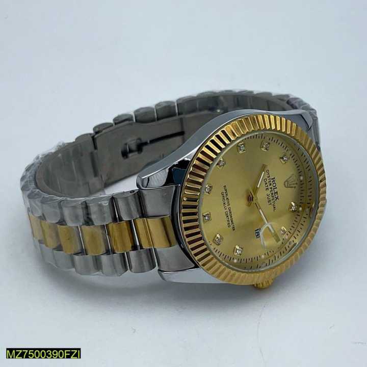 Men's Stainless Steel Analogue Watch