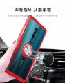 For OPPO Reno 10x Zoom Case Hard With Ring Stand Magnet Transparent shockproof Protective Back Cover case for oppo reno shell. 