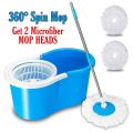 Spin Mop - Easy Spin Magic Mop Set - 360 Degree Microfiber Mop Head Home Clean Tools Microfiber. 