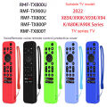 KOKKO Remote Case Shockproof Silicone Cover With Lanyard Compatible For Sony RMF-TX800U/C/P/T/900U Voice Remote. 