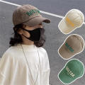 Fashion Baseball Cap Kids Cap Letter Embroidery Cap Adjustable Cap Hip Hop Hat. 