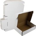 Shipping Boxes, White Corrugated Cardboard Packing Small Mailer Box for Mailing Business Packaging, Gifts, Decorations, White Kraft (6.5 x 4 x 2.5 inch). 
