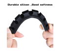 Pack of 5pcs -Hardware Multipurpose Silicone Cable Clip Grip Wire Cord Type USB Desk Wall Desktop Organizer Charger Holder. 