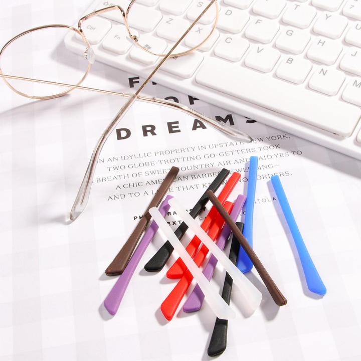 Purse Charms 20 Pairs Silicone Eyeglass Ear Hooks Non-Slip Eyewear Ear Grips For Sunglasses Reading Glasses Eyeglass Stopper - Foto 2