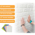 High Quality 5mm Wall Adhesive Sheet 3D foam sheet for brick wall | PE foam sheet | Wall Sticker | Brick wall sheet for Living Room | Kitchen | Bathroom. 