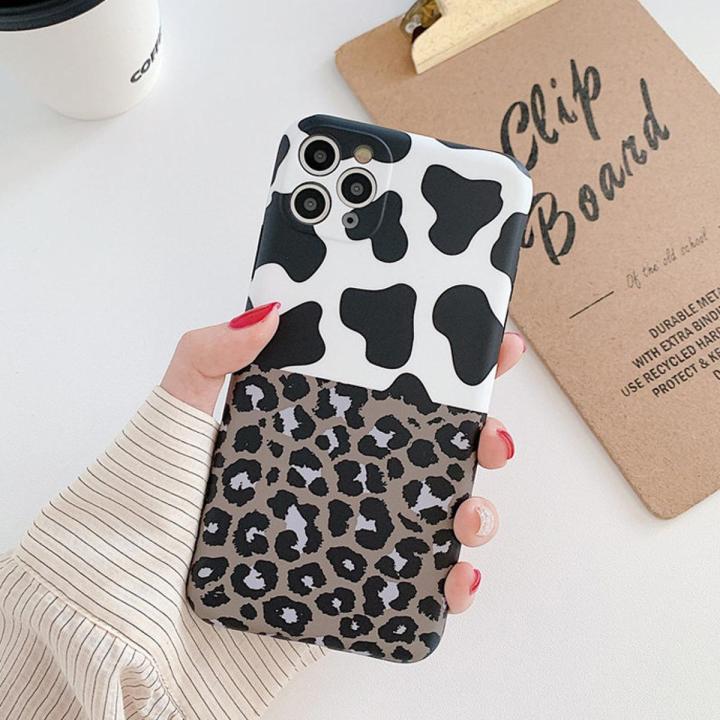 Lovebay Leopard Print Phone Case Cover For iPhone 11 12 13 Pro Max X XR XS SE 2020 8 7 6 6S Plus Luxury Soft Bumper Coque