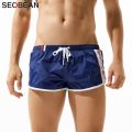SEOBEAN Shorts Men's Beach Shorts Quick Dry Nylon Fabrics Men Board Shorts Homme Casual Style Loose Joggers Shorts. 