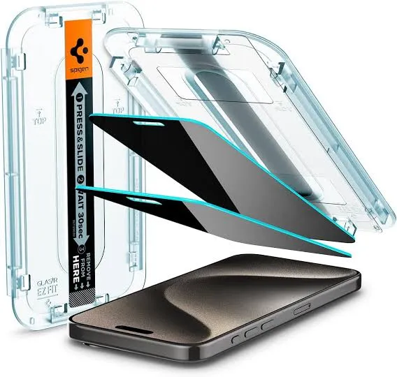 Spigen%20Privacy%20Tempered%20Glass%20Screen%20Protector%20GlasTR%20EZ%20FIT%20designed%20for%20iPhone%2014%20Pro%20Max%2015%20Pro%20Max%2016%20Pro%20Max%2016%20Pro%20Case%20Friendly%20-%20Image%204
