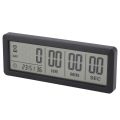 Big Digital Countdown Days Timer Clock - 999 Days Count Down Clock Timer for Graduation Lab Kitchen (Black). 
