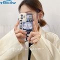 ins Tid Brand Casing Apple iPhone 11 12 13 Pro Max XS MAX XR X 7 8 6 6S Plus SE Phone Case kaws Gloomy Bear XX Soft-touch Silicone Soft Cover Shell. 