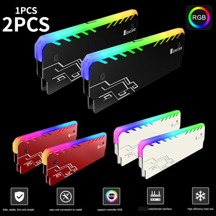 Ram Heat Sink Ddr Rgb Memory Radiator Paste For Desk Pc Diy Ddr Ddr3 Ddr4 Memory Radiator Cooling Thermal Pad