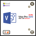 Microsoft Visio Professional 2019 – Retail Key for 2 PCs. 