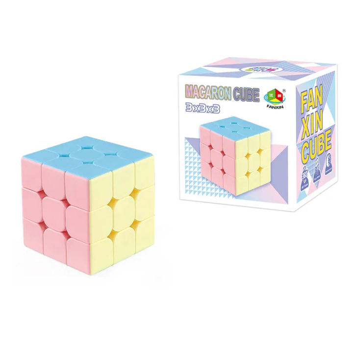 Fancy Rubik's Cube 3x3 | Premium Light-Shaded | Elevate Your Puzzle Solving Experience