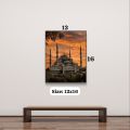 12x16  Istanbul Mosque Islamic Wall Art Frame - Elegant Wall Décor for Bedroom, Drawing Room, and Home - Perfect Decoration Piece | Home Decor | Wall Decor Frames | Wall hangings | wall Decoration Piece | Decoration item | Home Decoration | Decor item. 